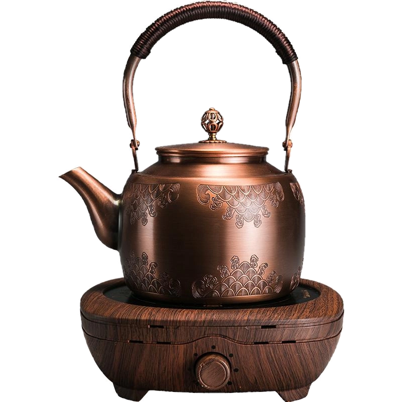 銅器 煮茶炉 温酒炉 風炉 茶道煮茶器 銅炉 装飾品 置物