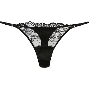 Yunfei mulberry silk thong sexy and hot women's sexy lace low-waist silk women's underwear seamless daily underwear