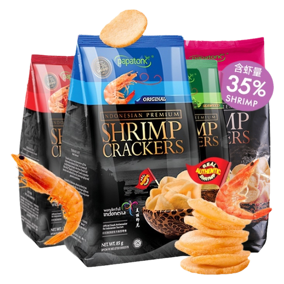 Papatonk Papatonk Indonesian Shrimp Film Seafood Shrimp Snack Imported Package Chase Trouper Food