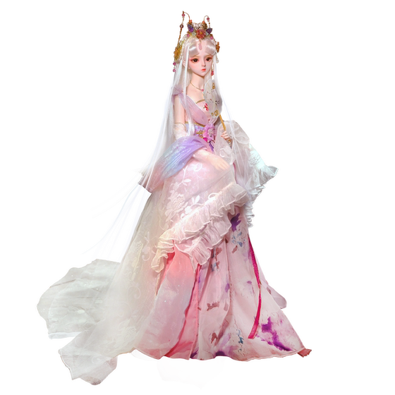 Debisheng doll costume three elementary school 3 -point girl 60cm joint ancient style ancient style Bjd doll Christmas gift toy