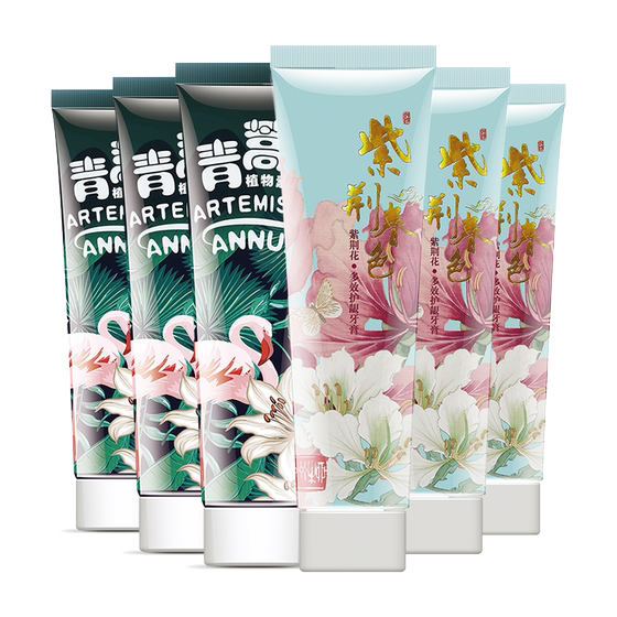 
Two-sided needles, refreshing white toothpaste, refreshing breath, gum care, reducing plaque, whitening teeth and preventing irritation toothpaste