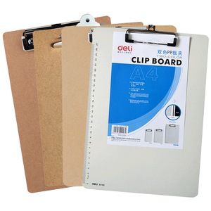 
Deli Folder Board A4 Board Pallet Board Hard Board Writing Drawing Pad Board Office Supplies Wooden Board Pallet Order Menu Clip A5 Stationery Bill Archives Medical Records Office