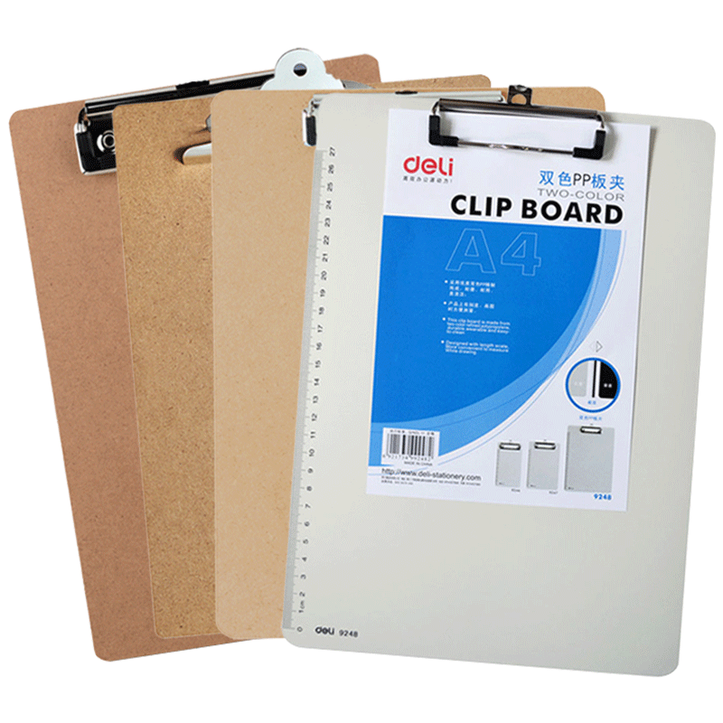 
Deli Folder Board A4 Board Pallet Board Hard Board Writing Drawing Pad Board Office Supplies Wooden Board Pallet Order Menu Clip A5 Stationery Bill Archives Medical Records Office