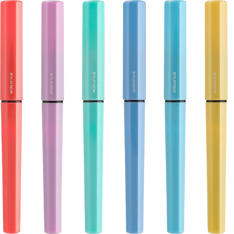 日本かわいいプラチナ小流星万年筆マカロンカラーシリーズPQ-200