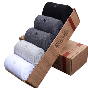 Socks Men's Middle Winter Cotton Socks Thickening Plel Warm Towel Socks Sweet Socks, Sweat and Desert Men's Men