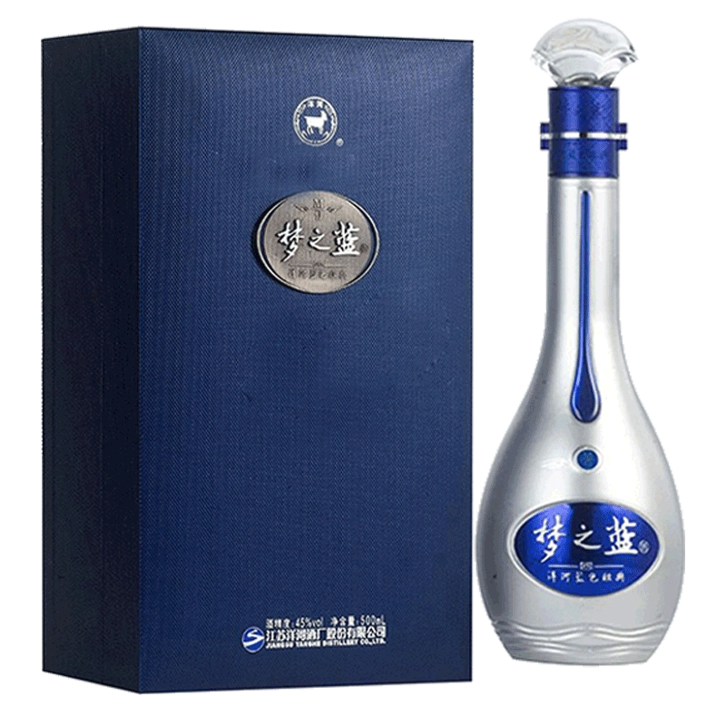 洋河蓝色经典梦之蓝M9 52度500mL 官方自营旗舰店绵柔白酒-Taobao