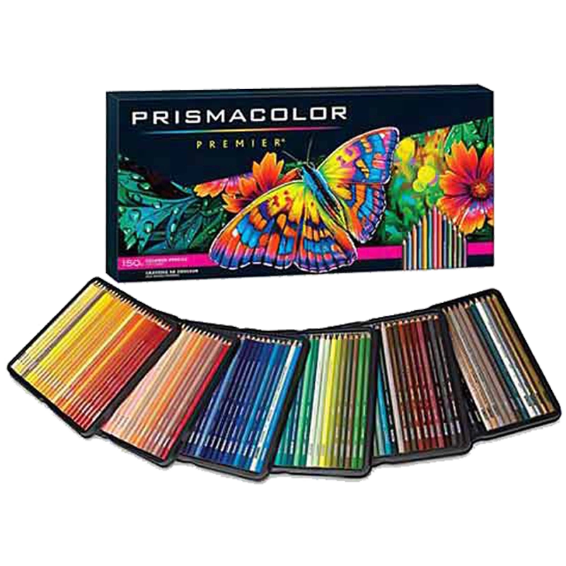 美国三福霹雳马油性彩铅150色Prismacolor培斯玛专业进口72色48色美术