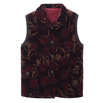 Elderly vests, corduroy vests and cotton coats