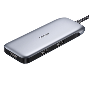 
Green Connect Typec Dock to HDMI Conversion DP Screen Projection Display 4k60hz Multi-screen Different Display Expansion USB Splitter Multi-interface Adapter Applicable to 4 Thunderbolt 3 Laptop Accessories