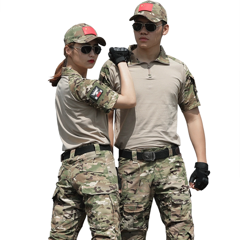 迷彩服 韓国軍 デジタルカモ 迷彩 シャツ ジャケット 肩章付 カモフラ