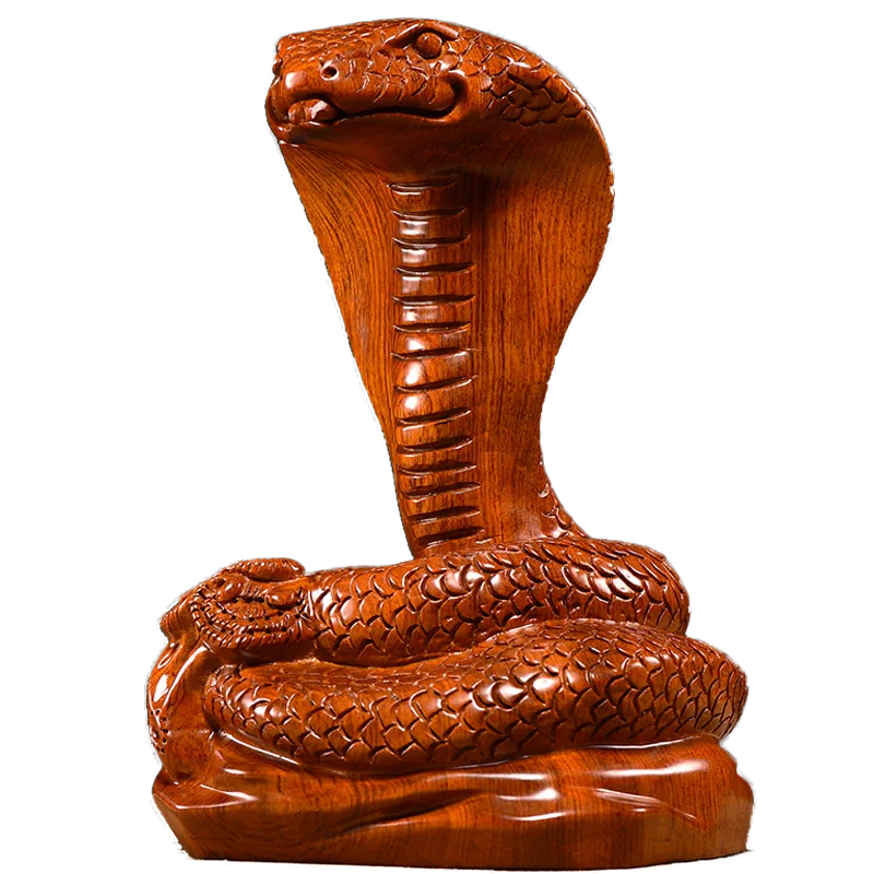 花梨木雕蛇擺件實木十二生肖蛇擺件仿古工藝禮品擺飾創意 