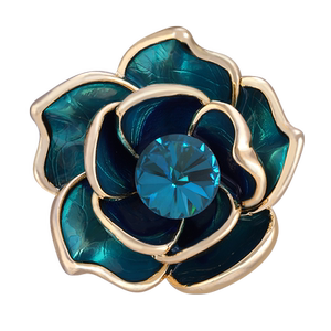 2024 new national tide rose brooch high -end light luxury chest flower, western clothing sweater buckle versatile autumn and winter accessories
