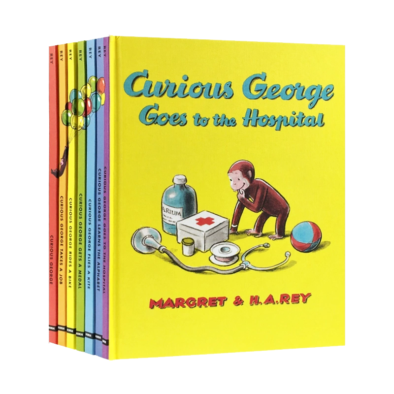 Curious George Learn Alphabet 好奇猴乔治英文原版绘本经典图画故事书