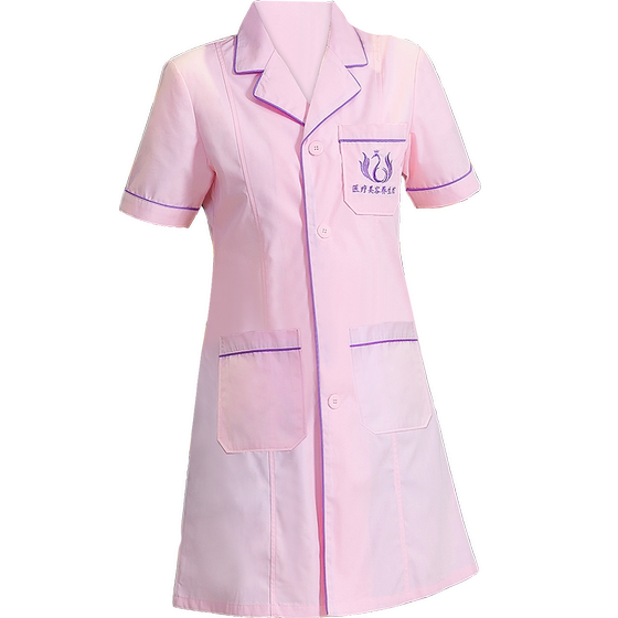 Beauty master Beauty Institute Tattoo Master Tattipure Women's Skin Management White Coat doctor service long -sleeved short -sleeved nurses uniform