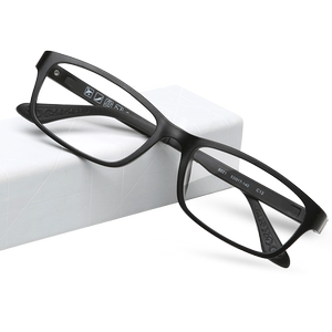 Myopia glasses men and women, flat light super light box glasses frame Eye frame glasses frame with close -up mirror finished products