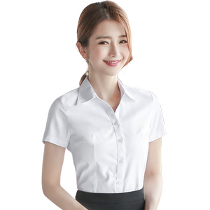 
White shirt women's long-sleeved spring and summer new work clothes formal work clothes work clothes long-sleeved black and blue professional clothes women's white shirt