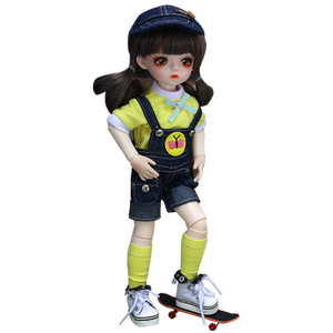 
Doris Camille doll shoes 30 cm jointed doll dress-up leather shoes 6 points BJD doll princess shoes