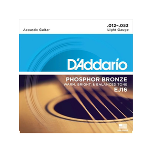 
D'Addario strings folk acoustic guitar strings EJ16/EZ920/910 set of original accessories