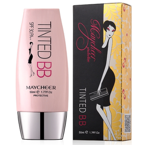 Mei Kerr's flawless face cream multi -effect BB concealer moisturizing naturally brightens skin tone nude makeup powder cream genuine students