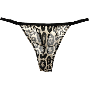 
Yunfei Spring and Summer Mulberry Silk T-trousers for women with wild leopard print sexy T-trousers for low waist printed trousers for women