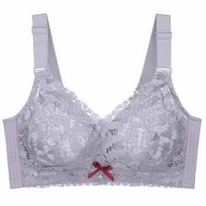 Underwear Women No Steel Circle Big chest showing small text bras large size gathered and integrated pair of breasts.