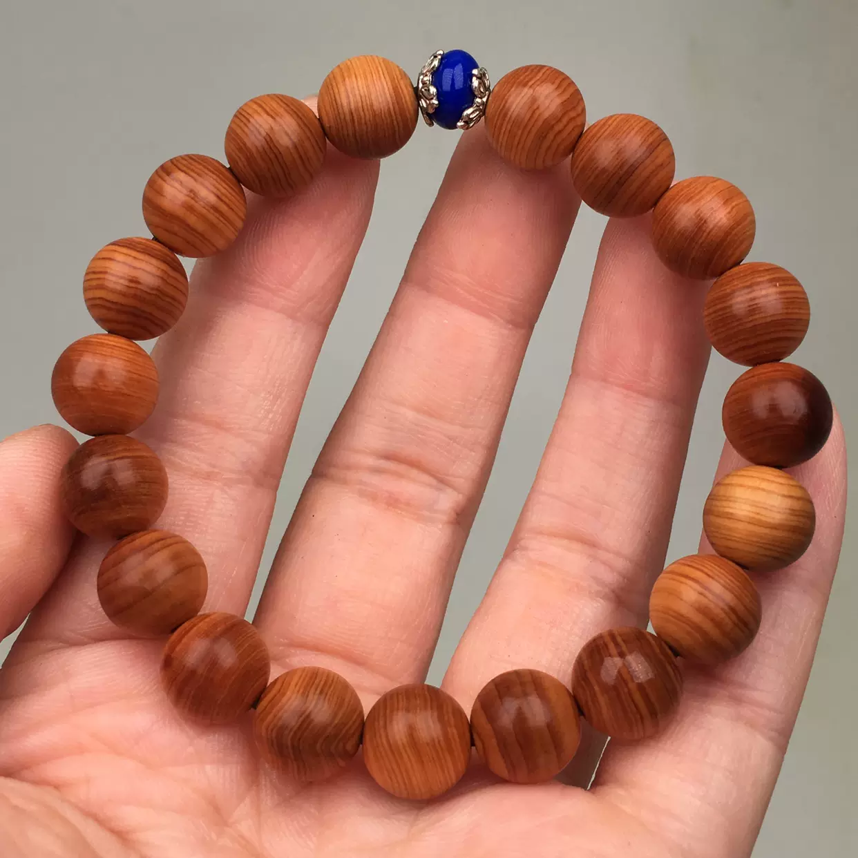 太行崖柏手串满瘤疤陈化老料文玩佛珠1 0单