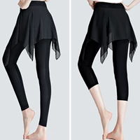 Plaza Dance Clothing Новая шифоновая юбка брюки танцевальные брюки женская латинская танце
