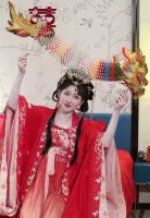花神记—牡丹花神国色天香诃子裙唐制汉服女中国风诃子裙大袖衫春-Taobao
