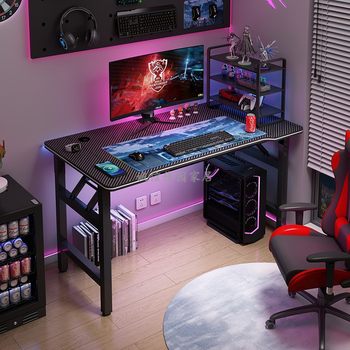 Desktop computer desk household e-sports desk bedroom simple folding table too fiber table work bench desk desk office desk