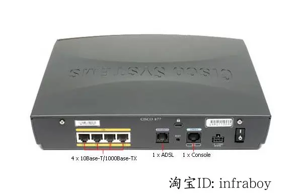 思科CISCO877-K9 877 ADSL 路由器-Taobao