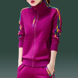 
Casual sports suit for women spring and autumn 2026 new middle-aged and elderly mother's autumn clothing fashionable running two-piece set