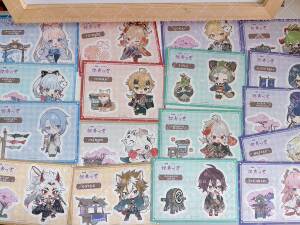 Dessert Paradise x original god Japanese limited sticker Japanese genuine rice wife original god game peripheral
