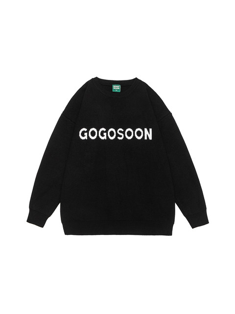 Goosudu Solid Zip-Front Sweater main image 0