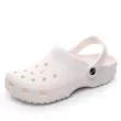 Mùa Hè Mới Croc Giày Xăng Đan Nữ Trắng Y Tá Giày 40 Size Lớn Bao Đầu Dép Đi Biển 41-42-43 Kích Cỡ