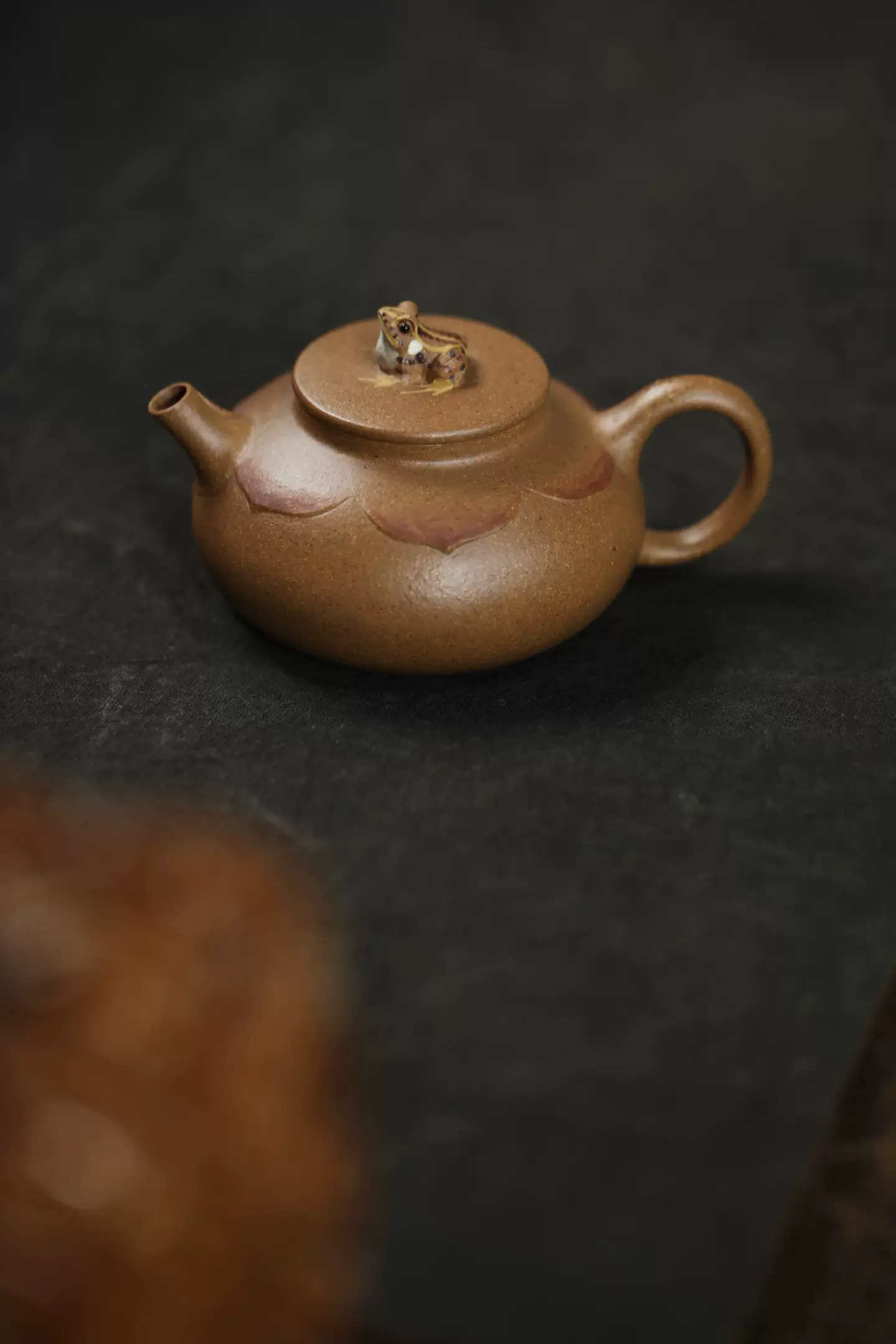 紫砂壶窑变魔术大师蒯良荣【德钟】原矿段泥高温烧制200cc 宜兴