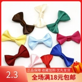 Лента с бантиком ручной работы, детская заколка для волос, аксессуар, аксессуары, 50 шт