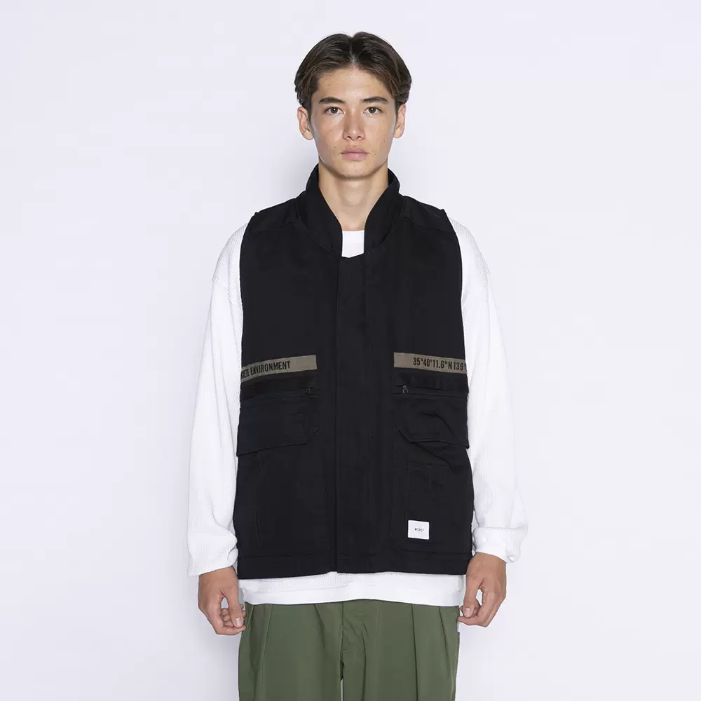 现货折扣WTAPS REP / VEST / COTTON.TWILL 大口袋背心马甲21SS-Taobao