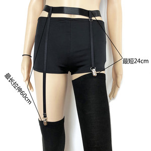 Socks and suspenders sock clip artifact waist garter belt legs waist seal thigh stockings clamps knee pads anti-slip fixing clip
