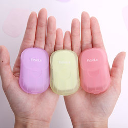 Japanese Travel Portable Disposable Hand Washing Tablets Soap Tablets for Children and Students to Carry with Them Soap Paper All-In-One Box