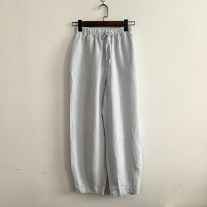 
Export foreign order new model 100% pure hemp women's carrot pants spring and summer style women's casual pants harem pants lazy drape