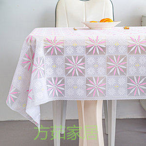 Waterproof tablecloth anti-scald European lace disposable table cloth plastic pastoral tablecloth PVC coffee table cloth rectangle