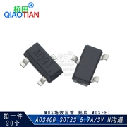 AO3400 SOT23 5.7A/30V Ống hiệu ứng trường MOS kênh N chip MOSFET (20 chiếc)