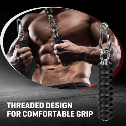 Single-Arm Handle Pull Rod Comprehensive Trainer Pull Rod Fitness Equipment Tensioner Single Ring Handle Weight-Bearing Training