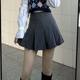 
Short skirt and women's 2025 Spring and Autumn New High Waist Small A-line Skirt Temperament Sweet and Versatile Pleated Skirt
