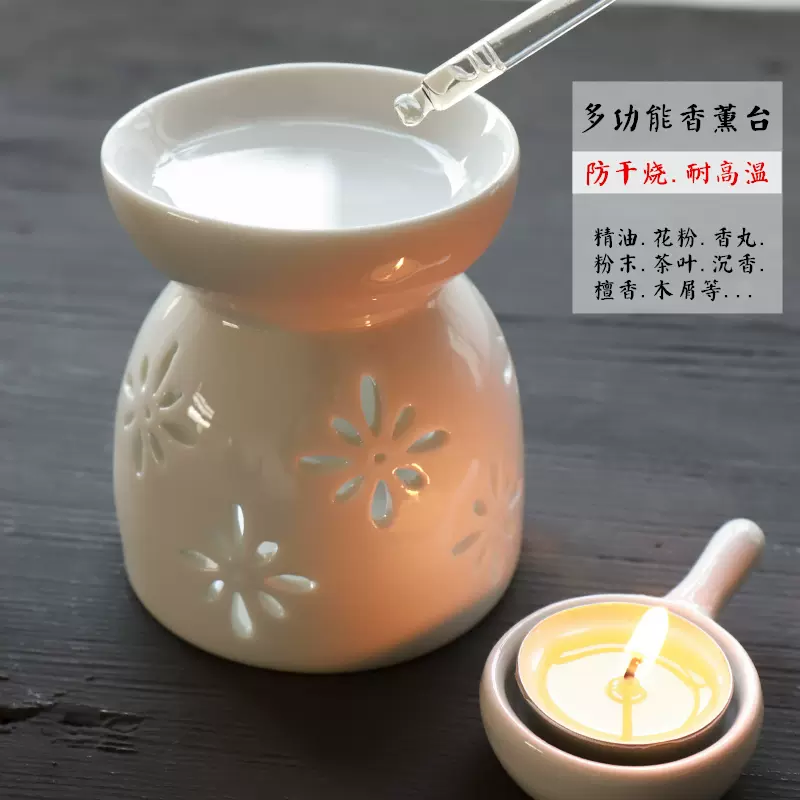 Ceramic Essential Oil Fragrance Aromatherapy Diffuser White