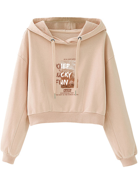 Miziqi Hooded Short Sweatshirt for Women in Autumn 2025 New Korean Style Super Hot Small Perfect Pullover Top