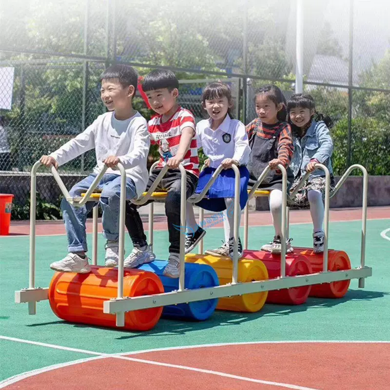 幼儿园户外玩具滚筒水车团体游戏协力车感统训练器材儿童游乐设备 Taobao