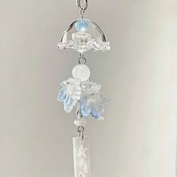 Maple Leaf Ccd Wind Chime Phone Chain Pendant Bag Pen Case Camera Keychain Lanyard Decoration Versatile Simple Gift