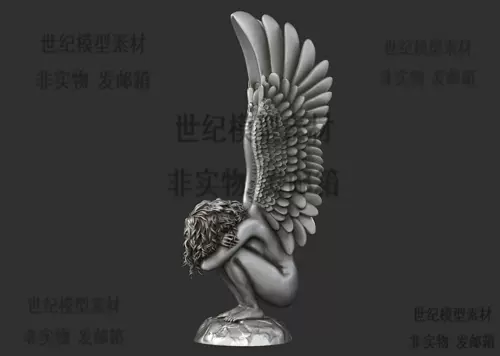 悲伤天使绘画 愤怒流泪的天使油画 抖音
