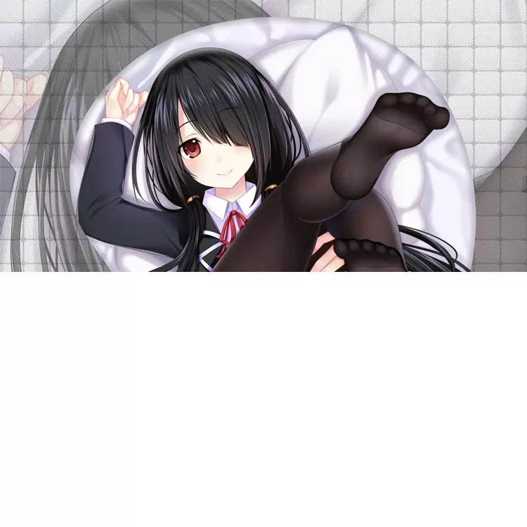 原创约会大作战时崎狂三四季乃超大立体鼠标垫护